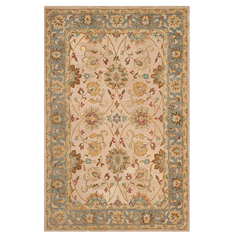 Safavieh Anatolia Robyn Framed Floral Wool Rug