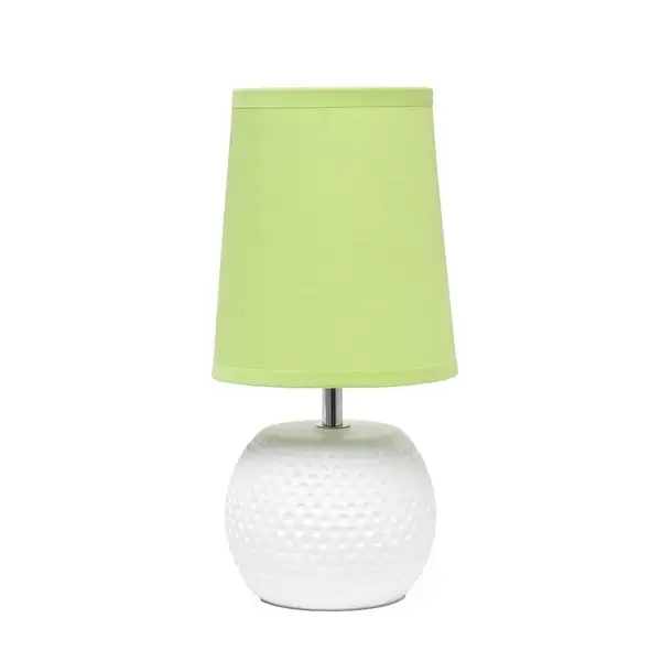 Simple Designs Studded Texture Ceramic Table Lamp