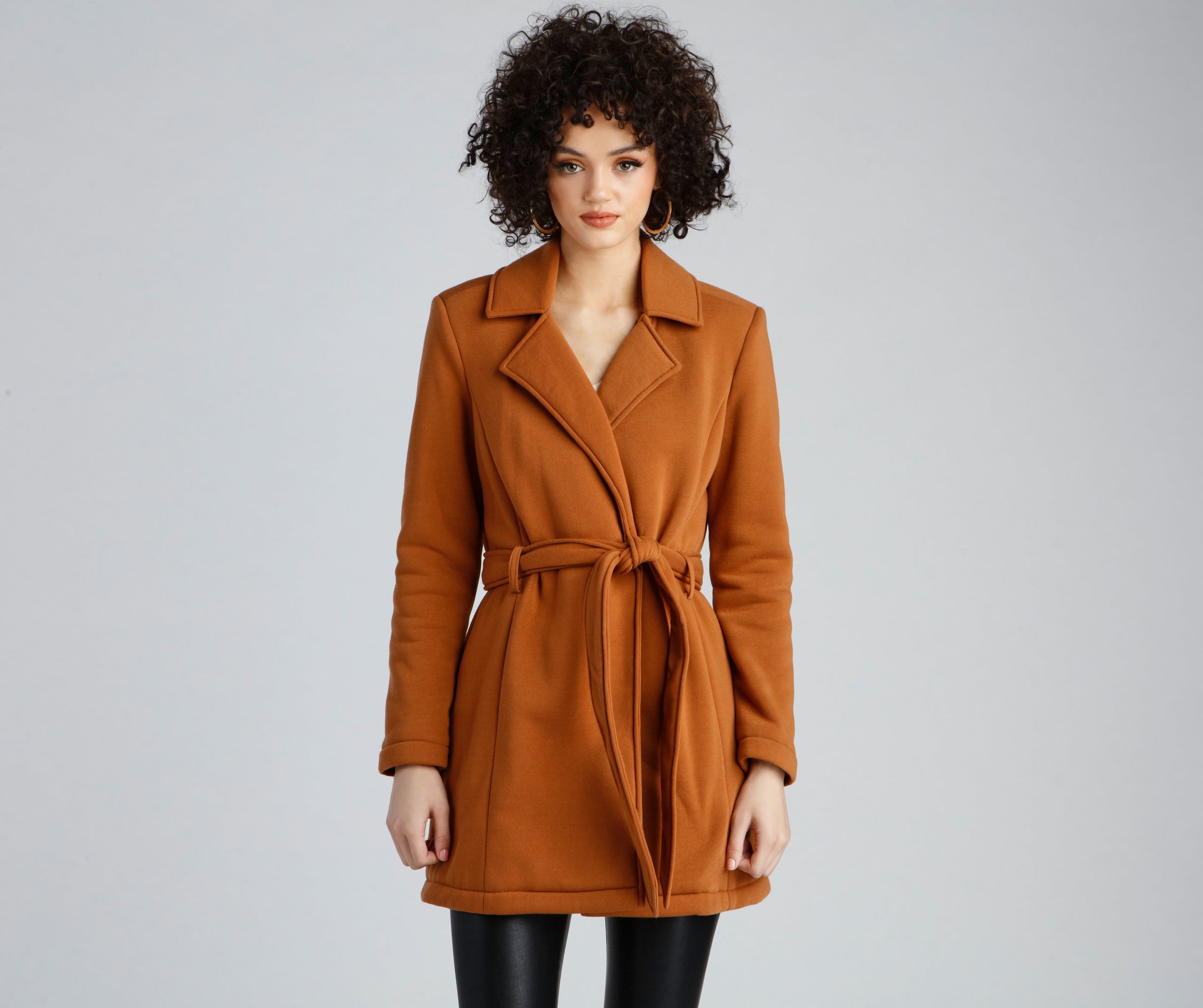 The Essential Fleece Trench Coat