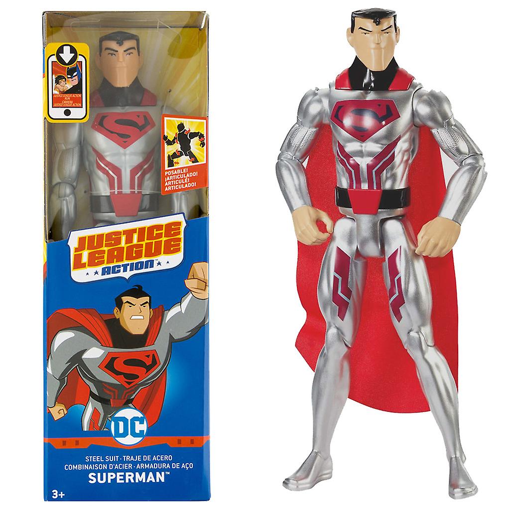 DC Comics Justice League Superman Superman Steel Suit Action Figure 30cm