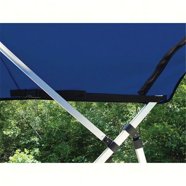 Carver 8PONRCLA04 8 ft. Replacement Pontoon Bimini Top Canvasand#44; Pacific Blue