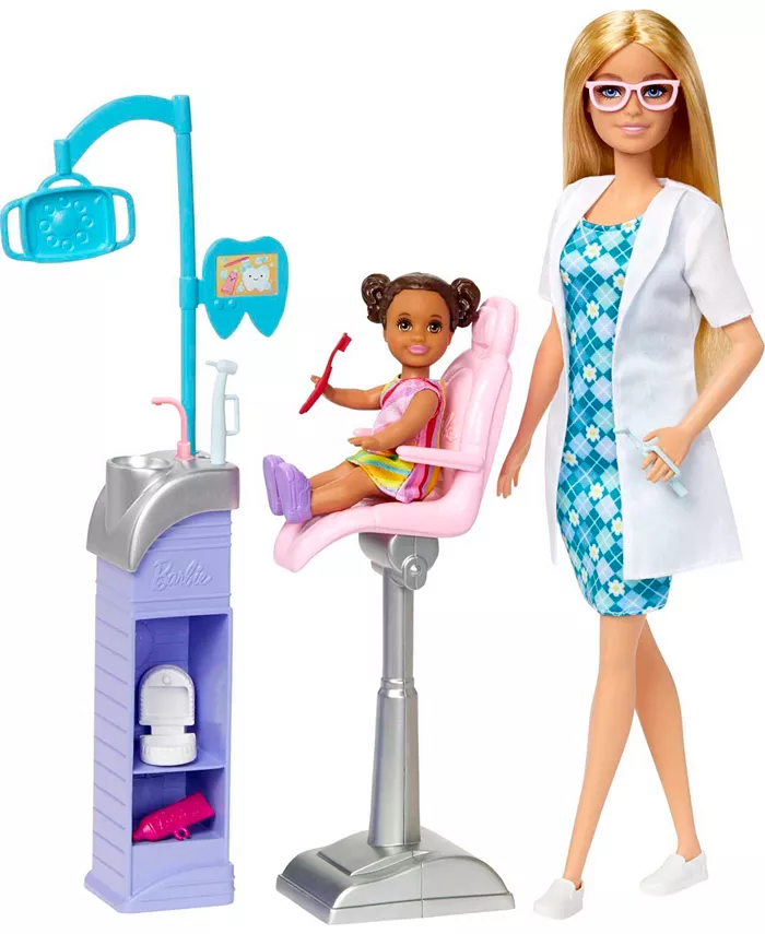 Barbie Careers Dentist Doll and Playset With Accessories  Barbie Toys