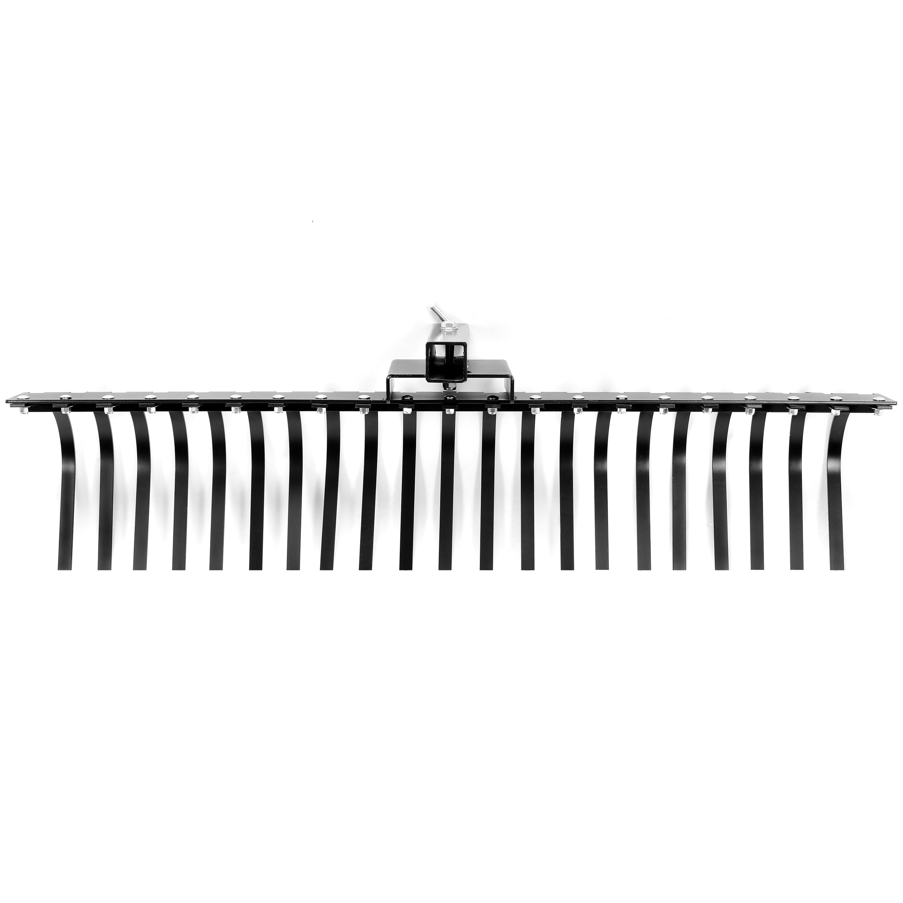 Kojem 60 inch Landscape Driveaway Pine Straw Rake Lawn Yard Beach Cleaning for ATV UTV SxS 48" or 60" Tool Bar & 3 Point Hitch