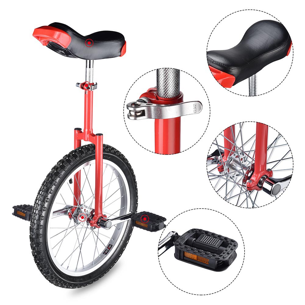 Yescom 18 inch Unicycle Wheel Frame Color Optional