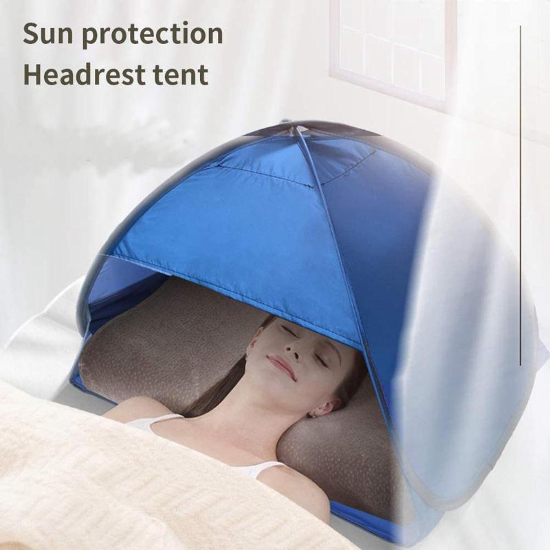 Beach Tent， Automatic PopUp Sun Shelters Mini Cmaping Canopy Anti-UV Face Tent Sun Protection Outdoor Cabana for Sunbathing