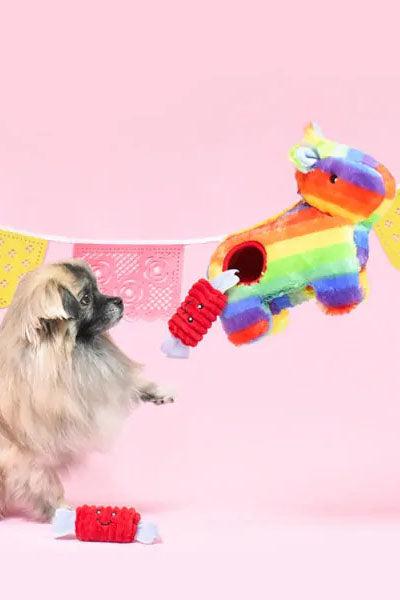 Zippy Paws Fiesta Burrow Pinata Dog Toy