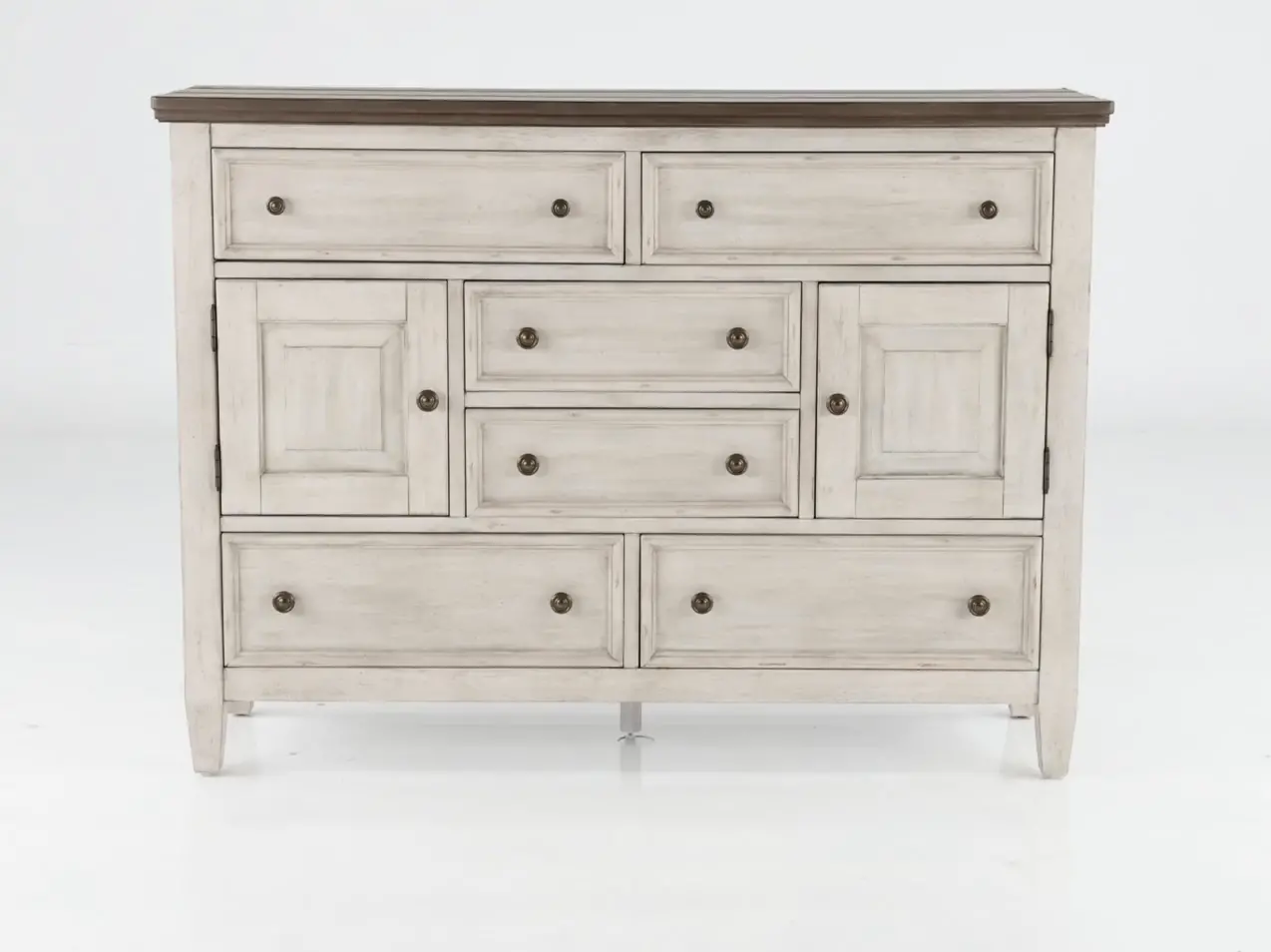 Heartland Antique White Oversized Dresser