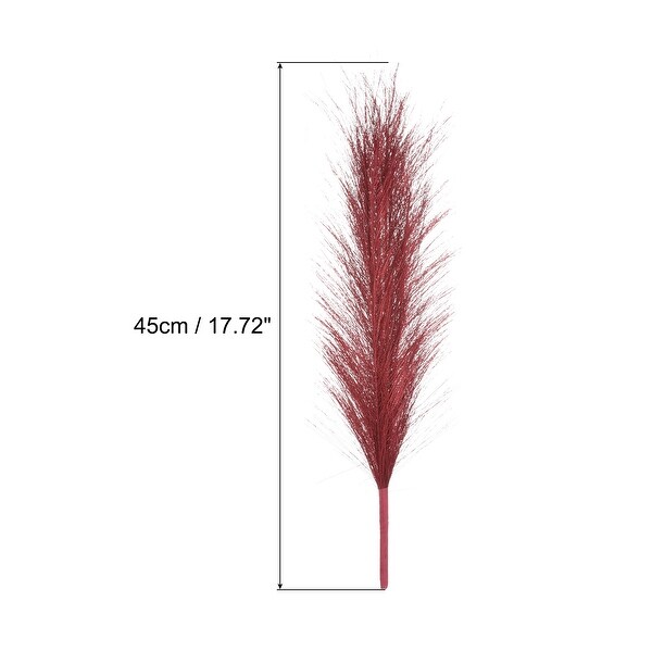 Faux Pampas Grass 17.7 Fake Pampas Grass for Wedding Decoration