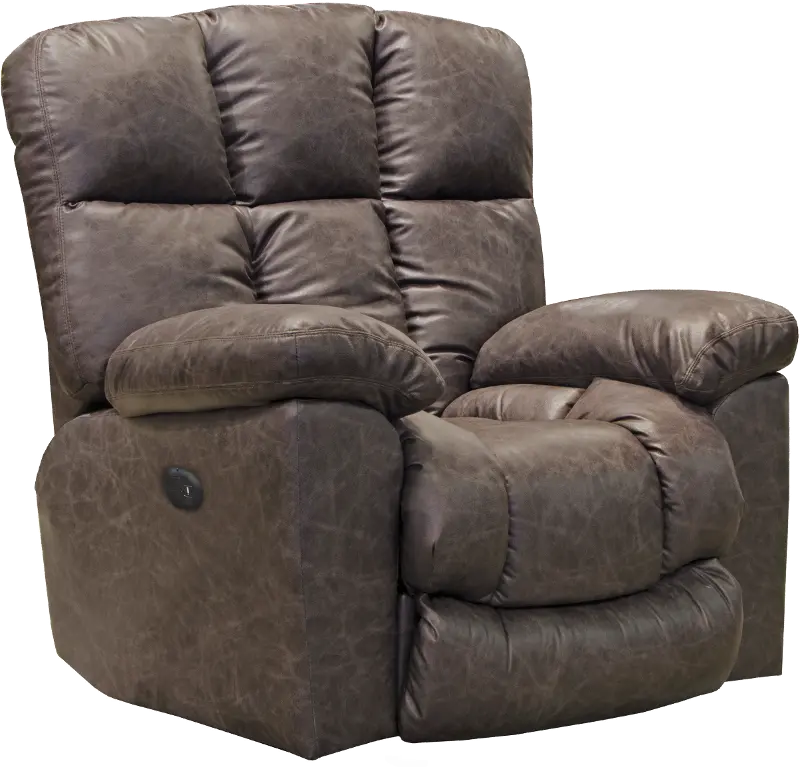 Mayfield Graphite Brown Power Rocker Recliner