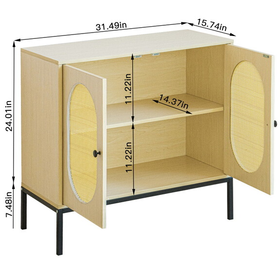 31.5 Tall 2   Door Accent Cabinet W1735110388