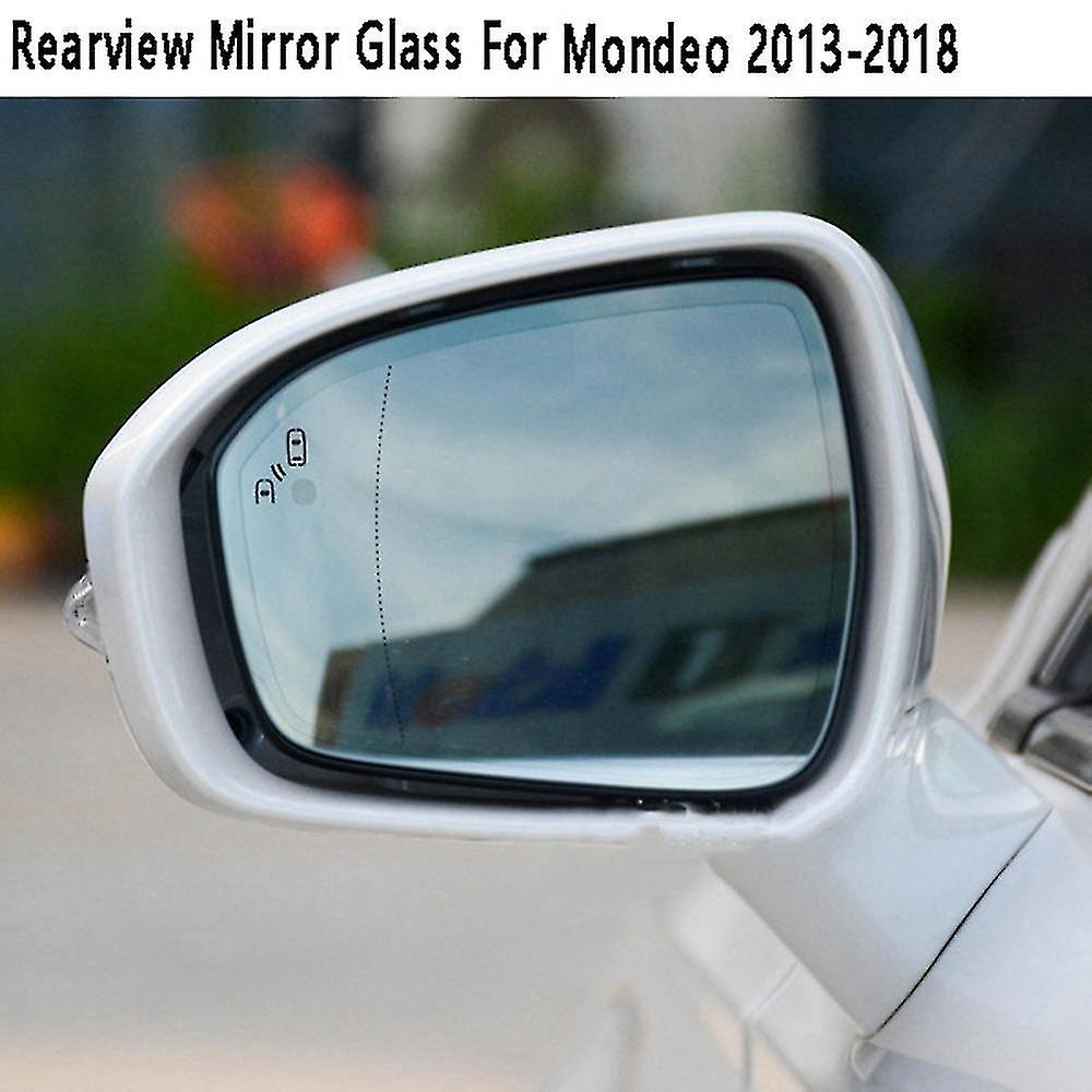 Left Rearview Mirror Glass Heated/anti-dazzle/auxiliary Blind Spot Mirror For Mondeo 2013-2018