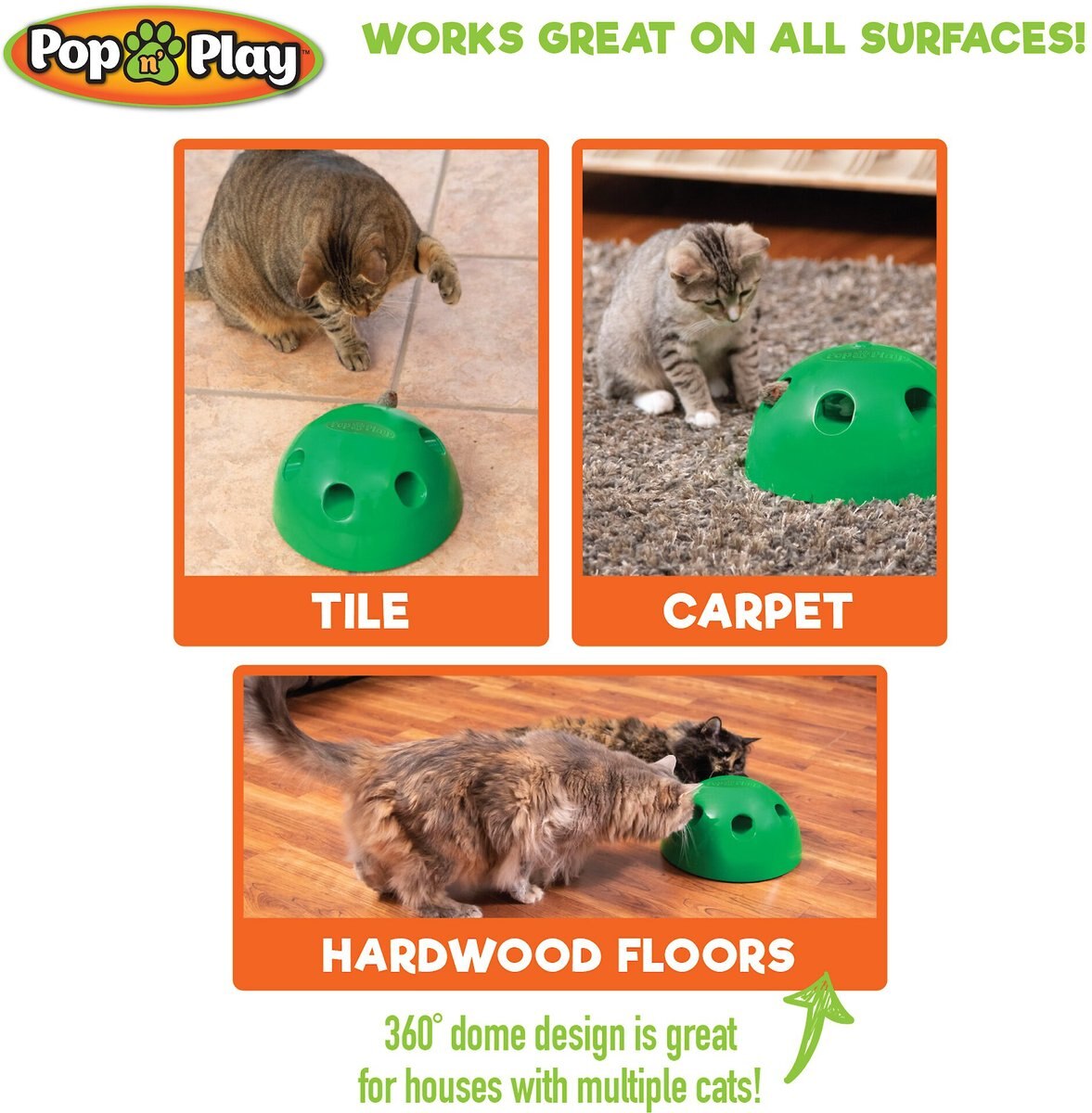 Allstar Innovations Pop N' Play Basic Cat Toy