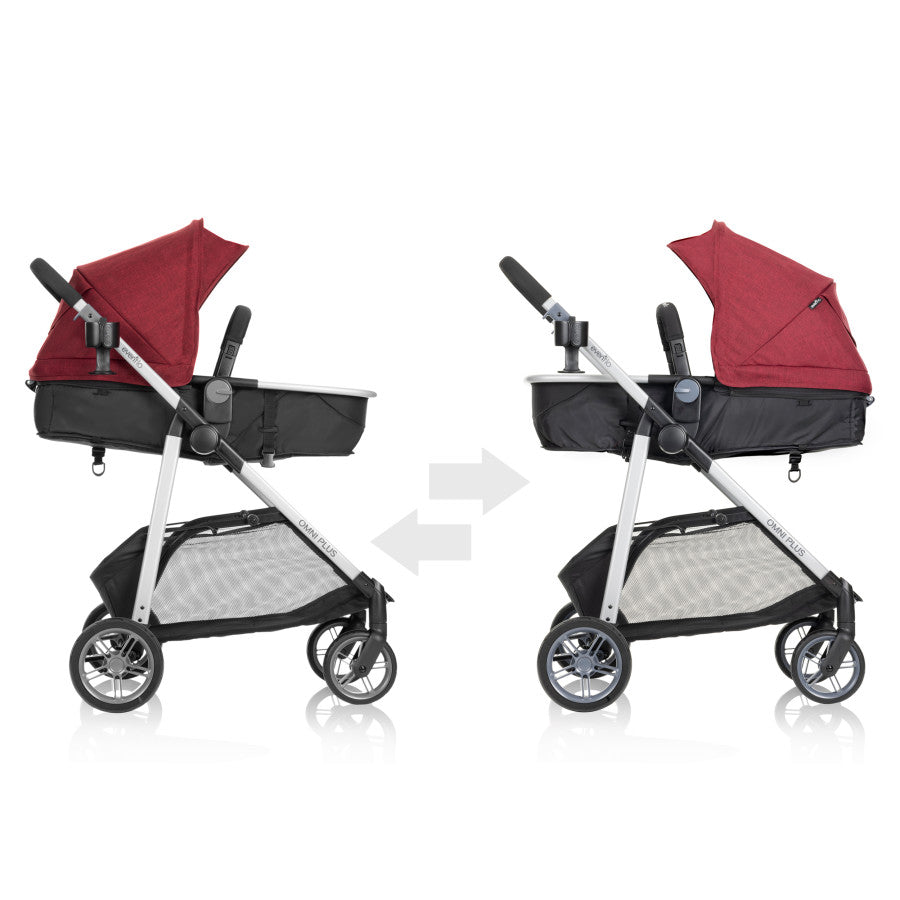 Omni Plus Modular Travel System with LiteMax Sport Rear-Facing Infant Car Seat