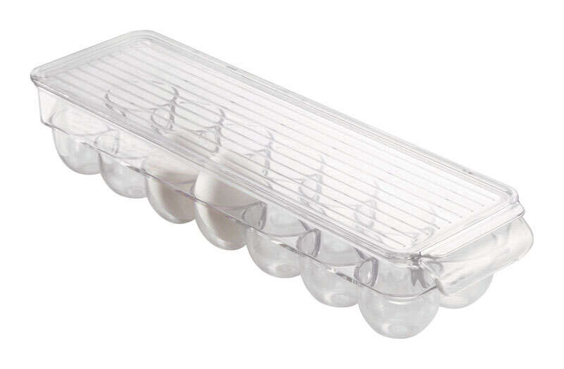 iDesign 3 in. H X 14.5 in. D Plastic Egg Holder