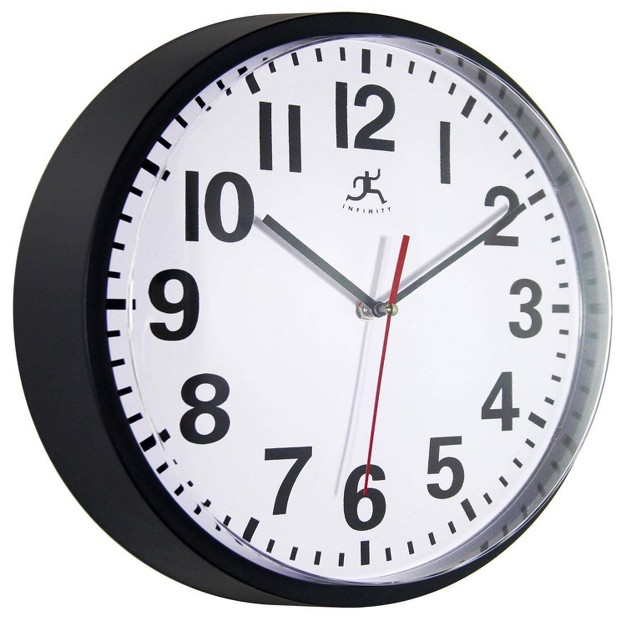 Pure Wall Clock Black Infinity Instruments