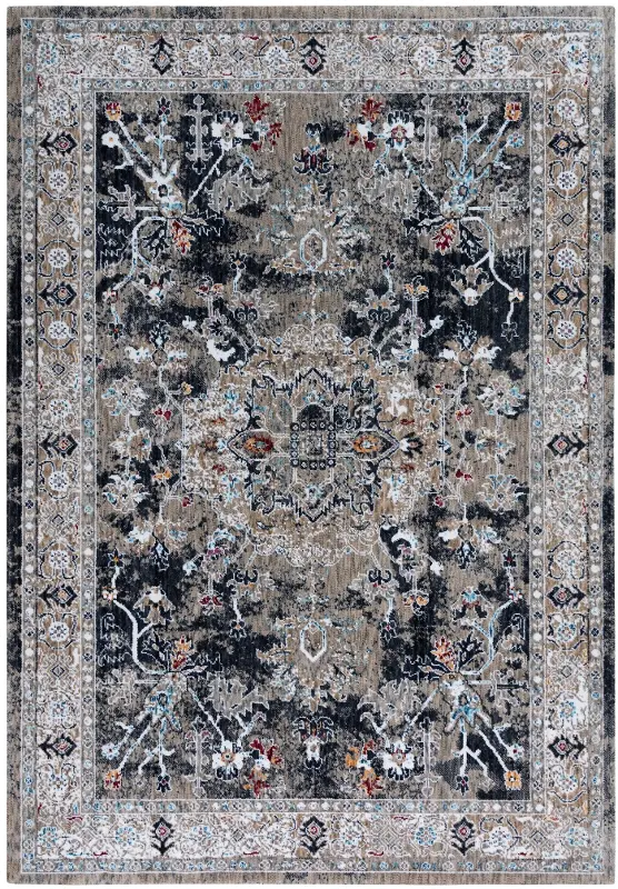 Signature 5 x 8 Dark Gray Area Rug