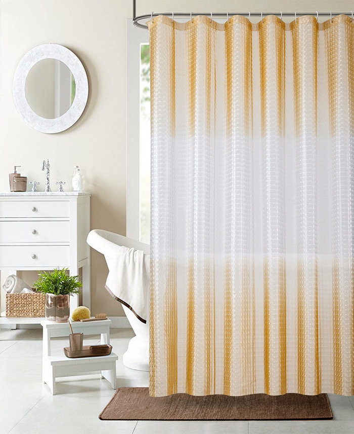 Dainty Home Mist 3D Shower Curtain Liner 70 W x 72 L