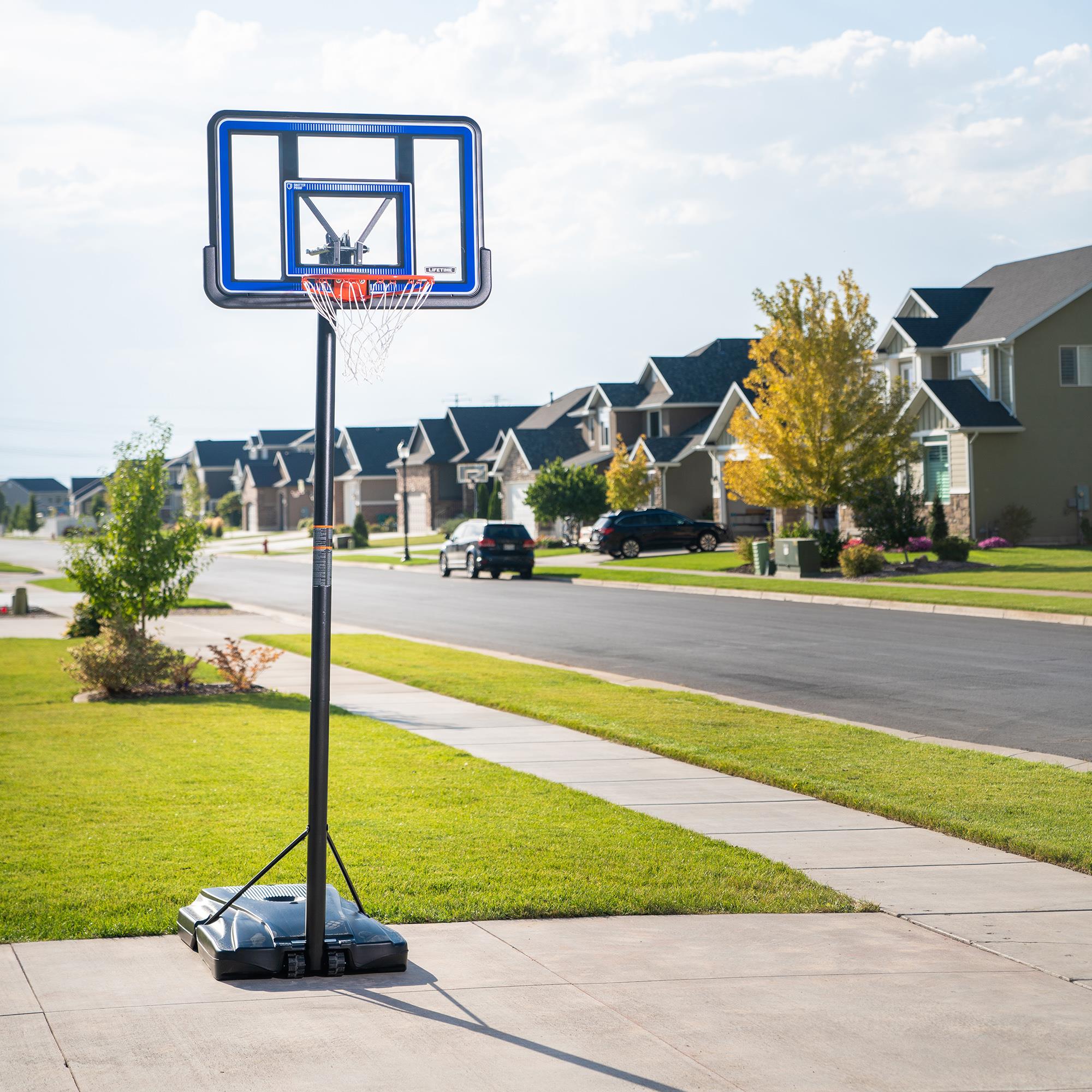 Lifetime Adjustable Portable Basketball Hoop (44-Inch Polycarbonate) - 90023