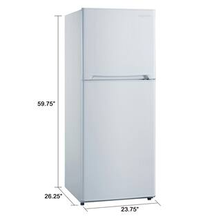 Magic Cool 10.0 cu. ft. Top Freezer Apartment Size Refrigerator in White MCR10WI