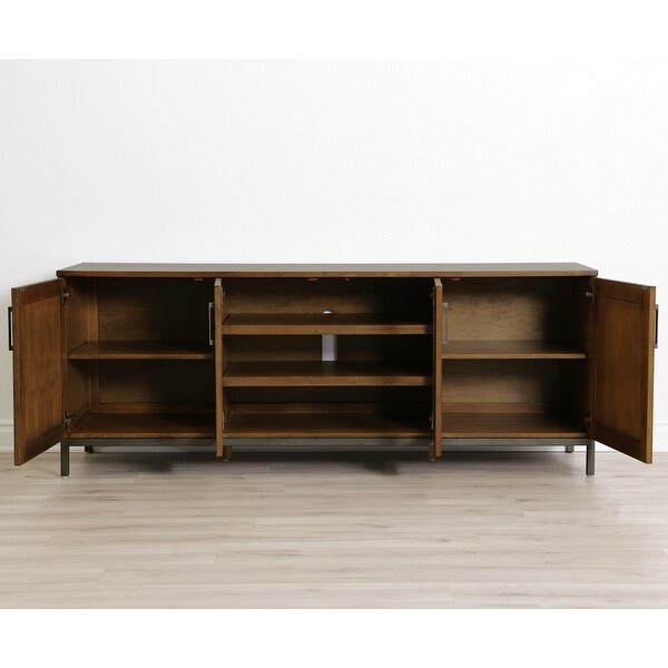 Abbyson Marty 72 Inch Wood Media Console - 72 Inch