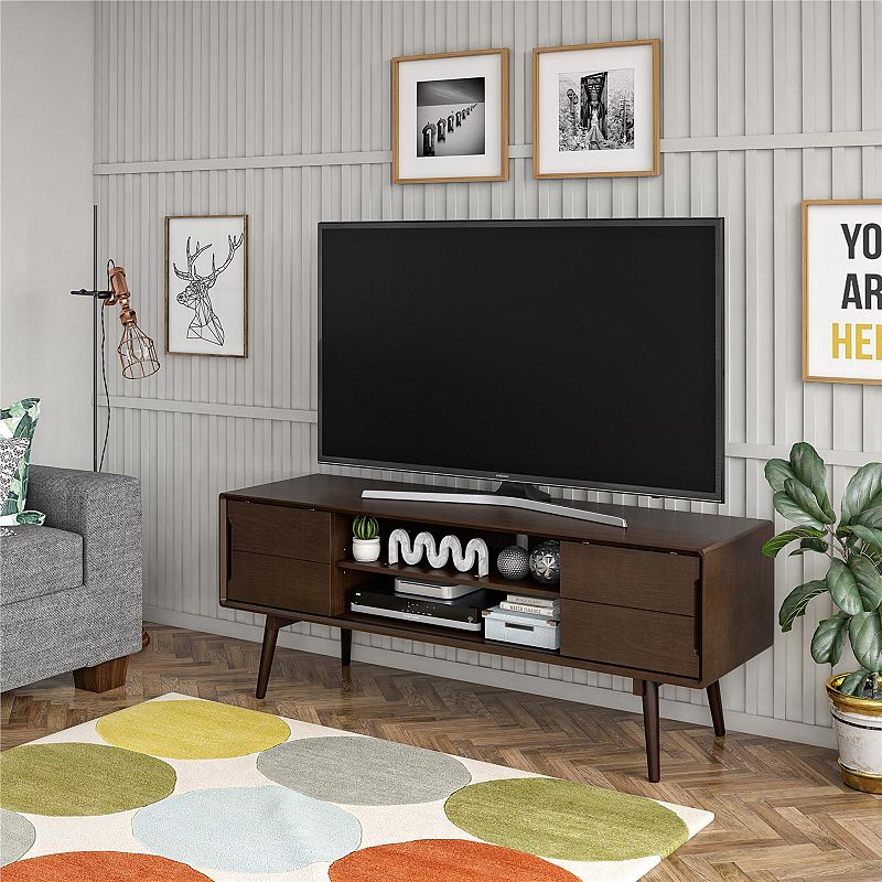 Novogratz Brittany Mid-Century Modern TV Stand