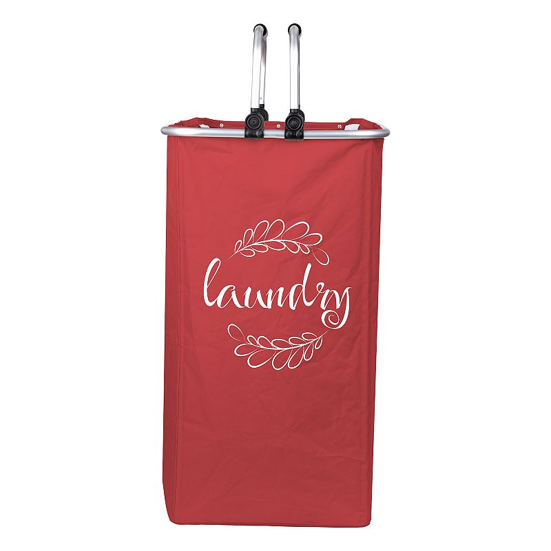 Foldable Laundry Hamper With Dual Handles