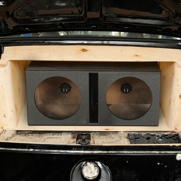 Vented Port Subwoofer Sub Box W Bedliner Spray