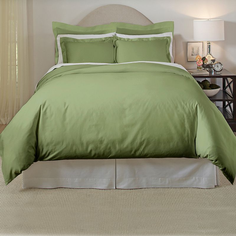 Pointehaven 3-piece 620 Thread Count Cotton Duvet Cover Set