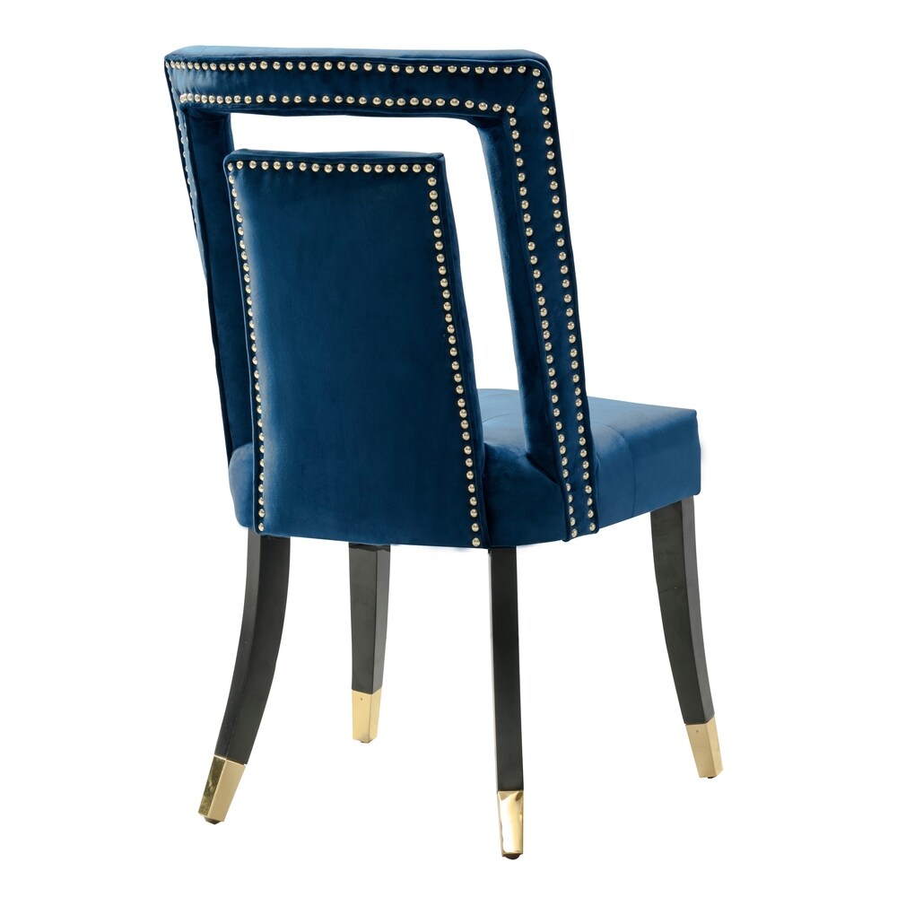 Gracewood Hollow Dhruv Velvet Dining Chairs (Set of 2)   N/A