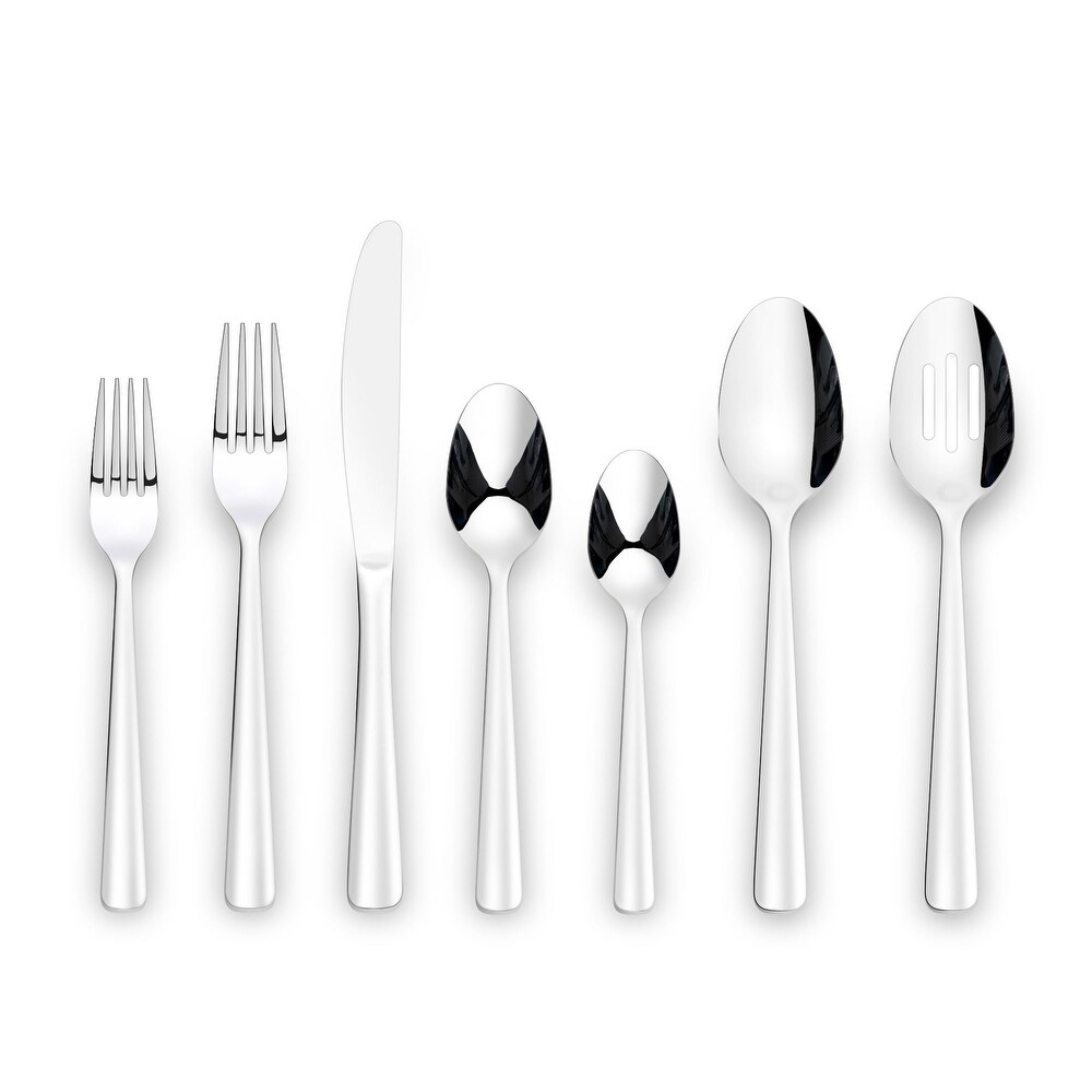 Ornative ALICJA Stainless Steel 42 Pieces Flatware Set with Buffet   10.71\