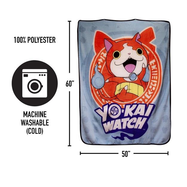 Seven20 Yo kai Watch Jibanyan Lightweight Fleece Throw Blanket 50 X 60 Inches