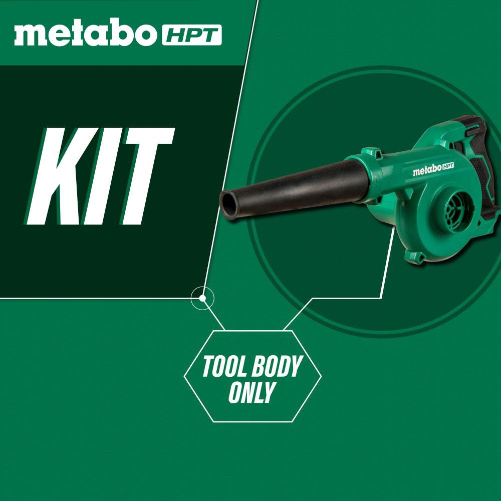 Metabo HPT 18V MultiVolt Compact Blower Cordless Bare Tool RB18DCQ4M from Metabo HPT