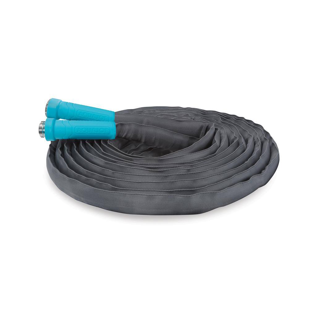 AQUA JOE 58 in. Dia. x 25 ft. Superlight Fiberjacket Max Garden Hose AJFJH25-58-MAX