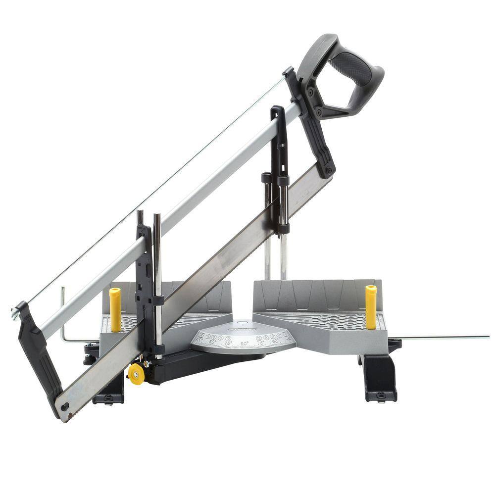 Stanley 27.75 in. Adjustable Angle Clamping Miter Box with 22 in. Saw 20-800