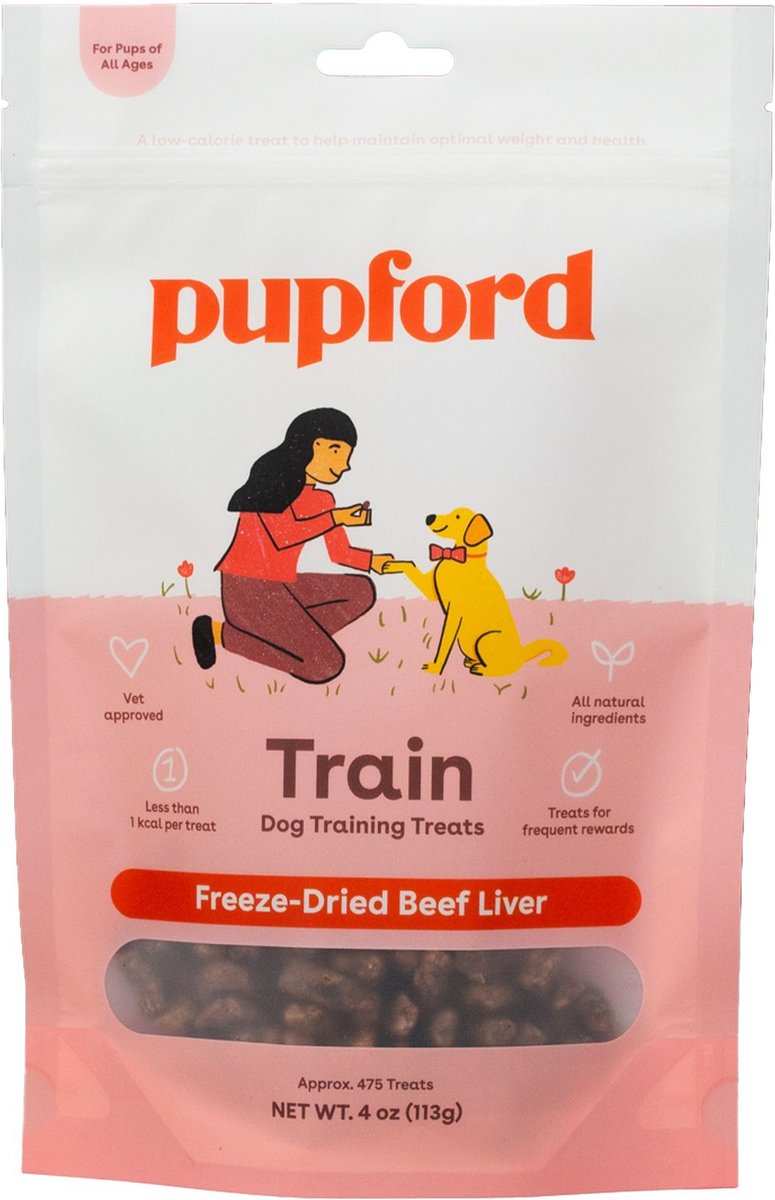 Pupford Beef Liver Training Freeze-Dried Dog Treats