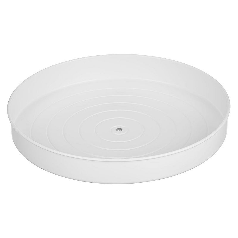 mDesign Lazy Susan Metal Turntable 12 Spinner， Kitchen Organization