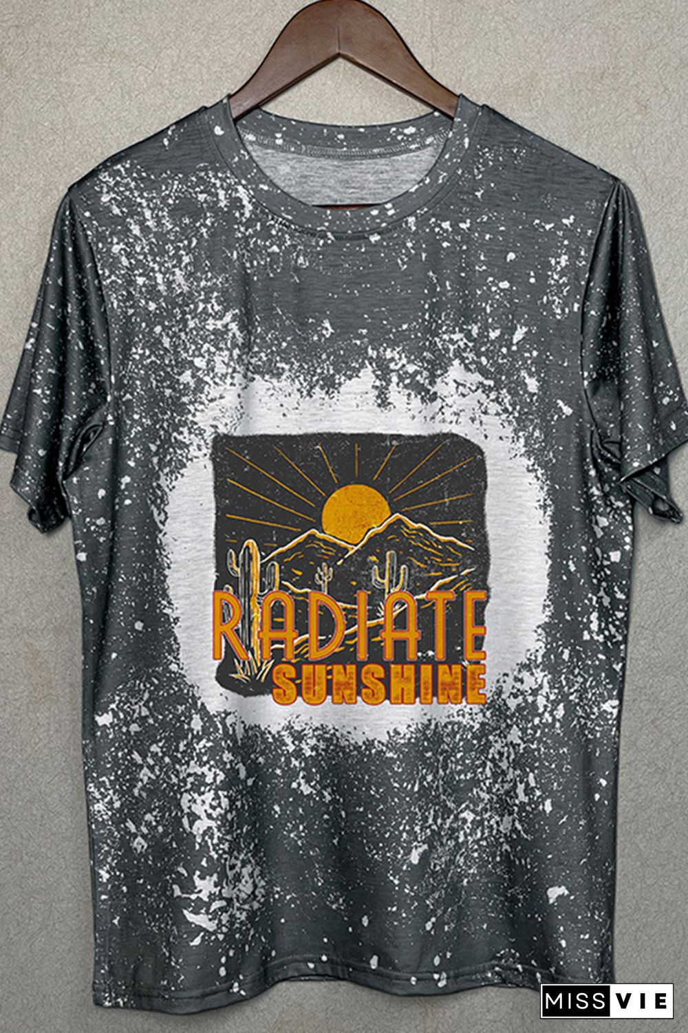 Radiate Sunshine Cactus Desert Print Tee Wholesale