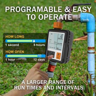 Cubilan Programmable Water Timer Digital IrrigationSprinkler Timer for Garden Lawns Pool Water Hose Timer B0BND49ZW8