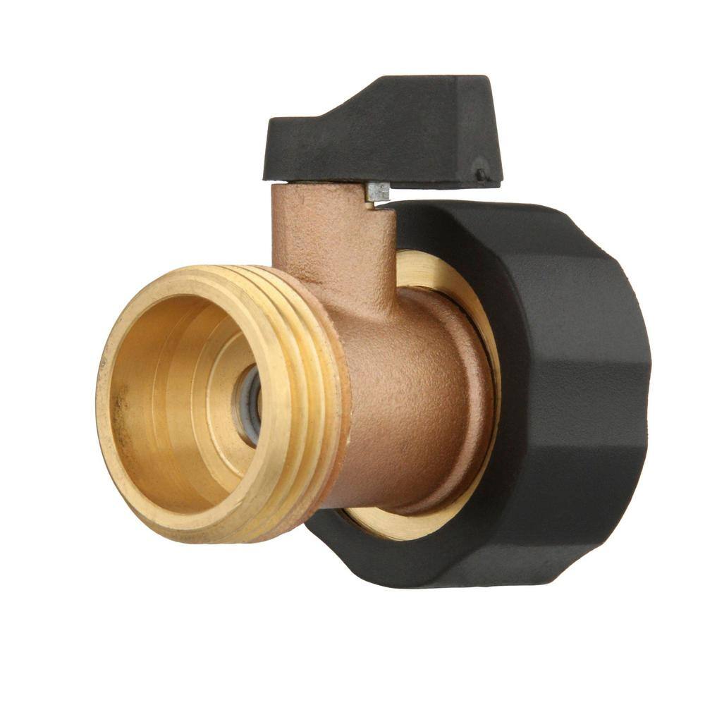 Orbit 34 in. Threaded Brass Shut-Off Coupling 27933