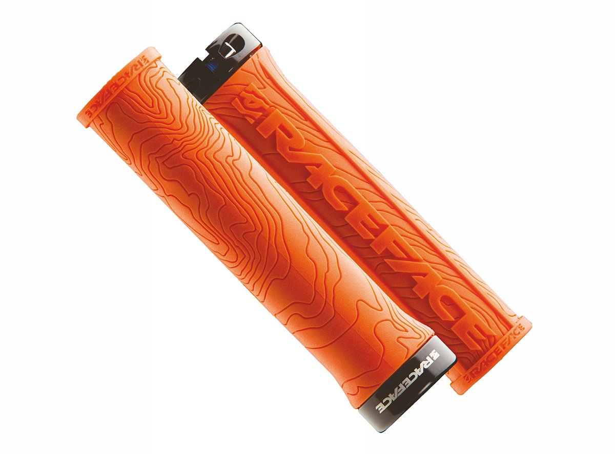 Race Face Half Nelson Lock-On Grips - Orange