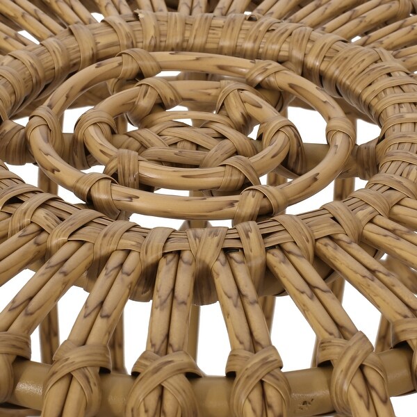 Rattan WOVEN SIDE TABLE