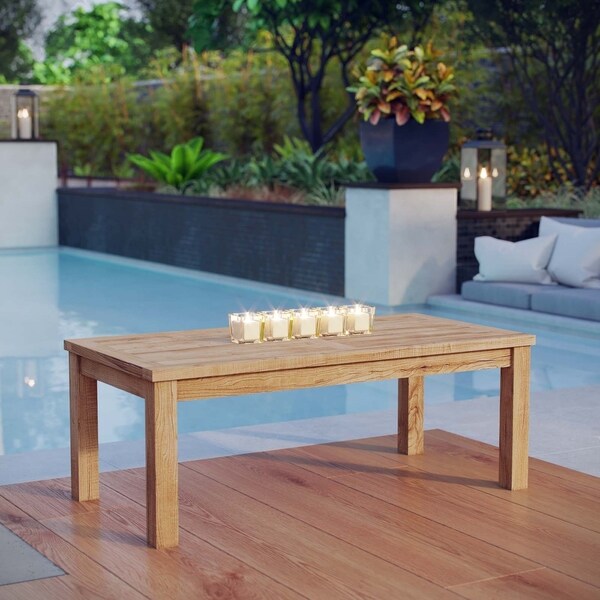 Pocasset Outdoor Teak Coffee Table by Havenside Home