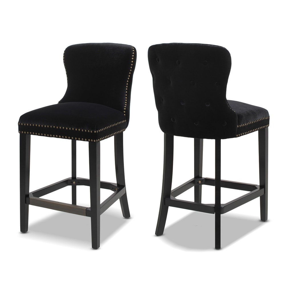 Sonoma Tufted Armless Counter or Bar Stools (Set of 2)