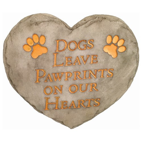 Spoontiques 13237S Dogs Pawprints Stepping Stone 13237S Dogs Pawprints Stepping Stone