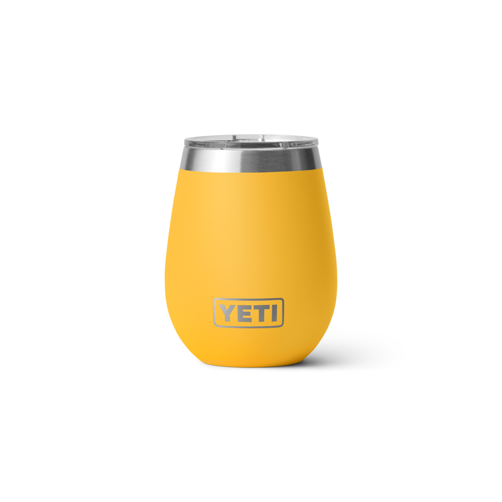 Yeti Rambler 10oz Wine Tumbler with Magslider Lid Alpine Yellow