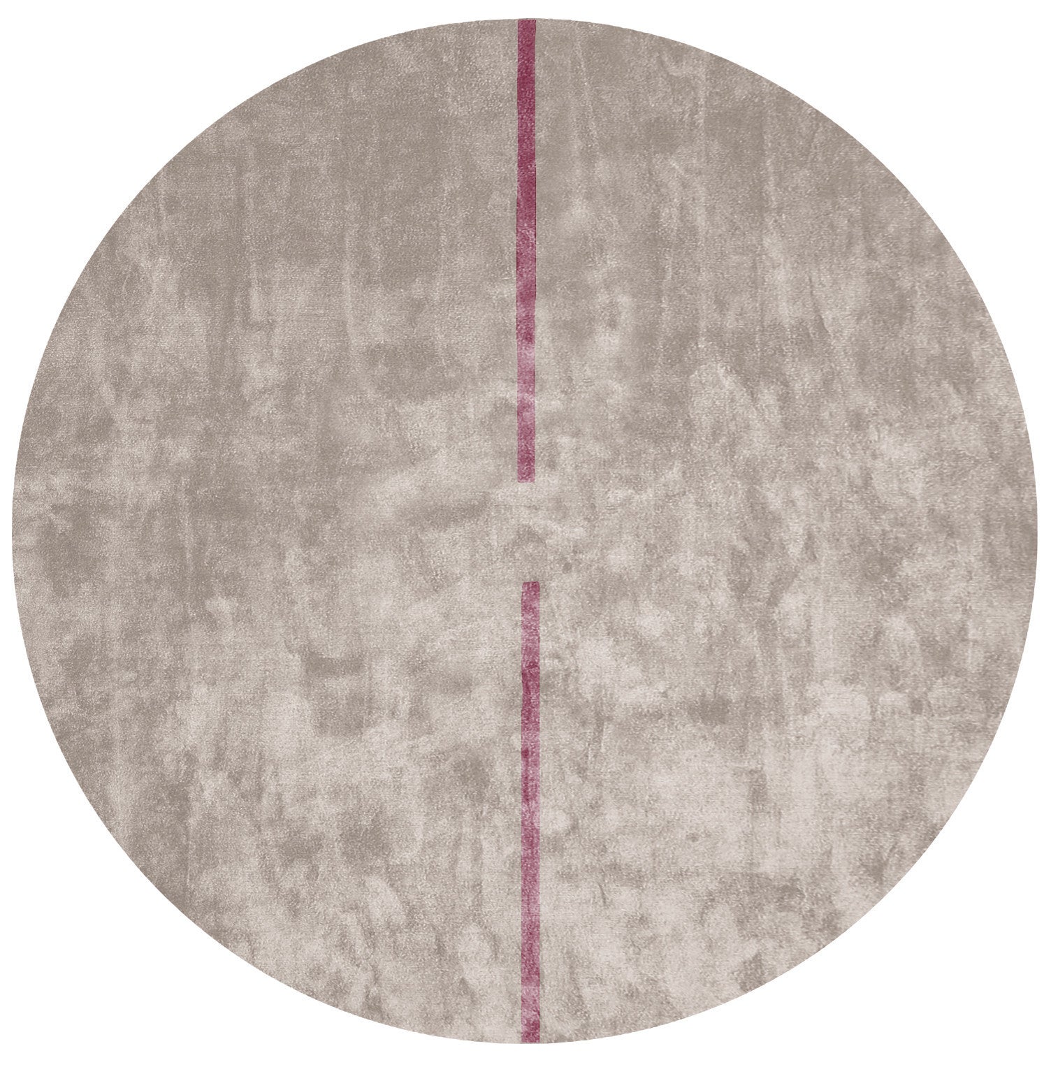 Lightsonic Hand Tufted Rug w/ Violet Stripe design by Second Studio