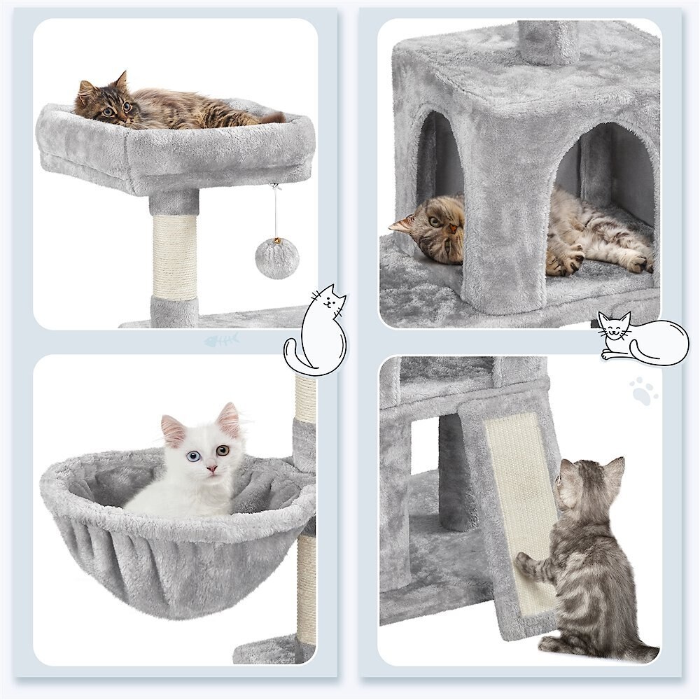 Yaheetech Multi-Level 53.5-in Plush Cat Tree