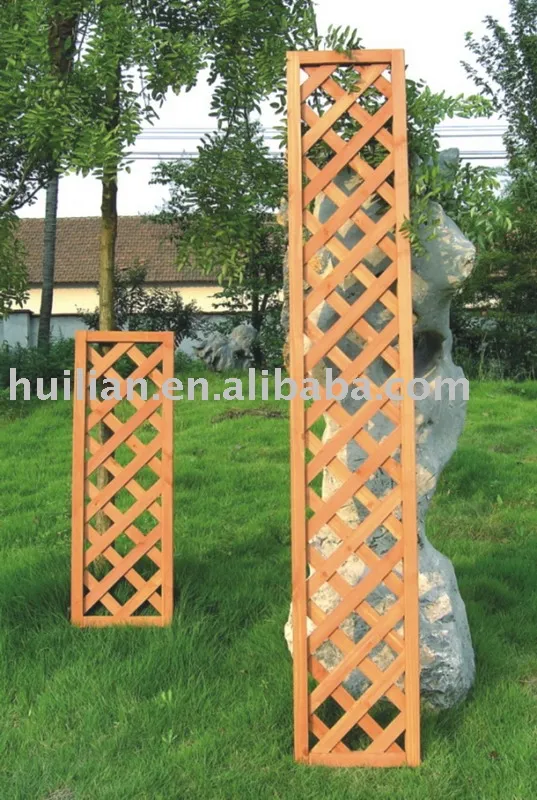 2018 Garden Supplies Folding wooden garden lattice fence for decorative lattice