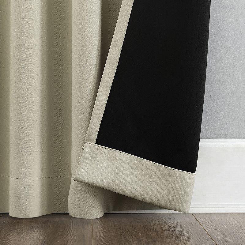 Sun Zero 2-pack Aria 100% Blackout Theater Grade Curtain Panel Pair