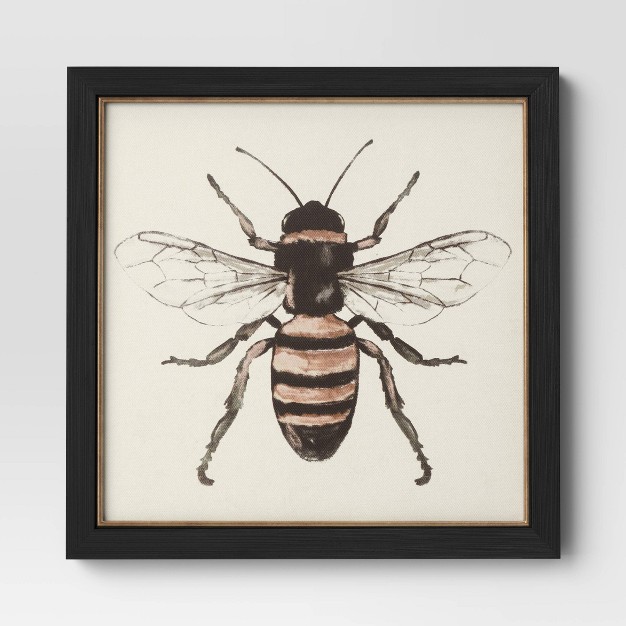 X 12 quot Bees Framed Wall Canvases